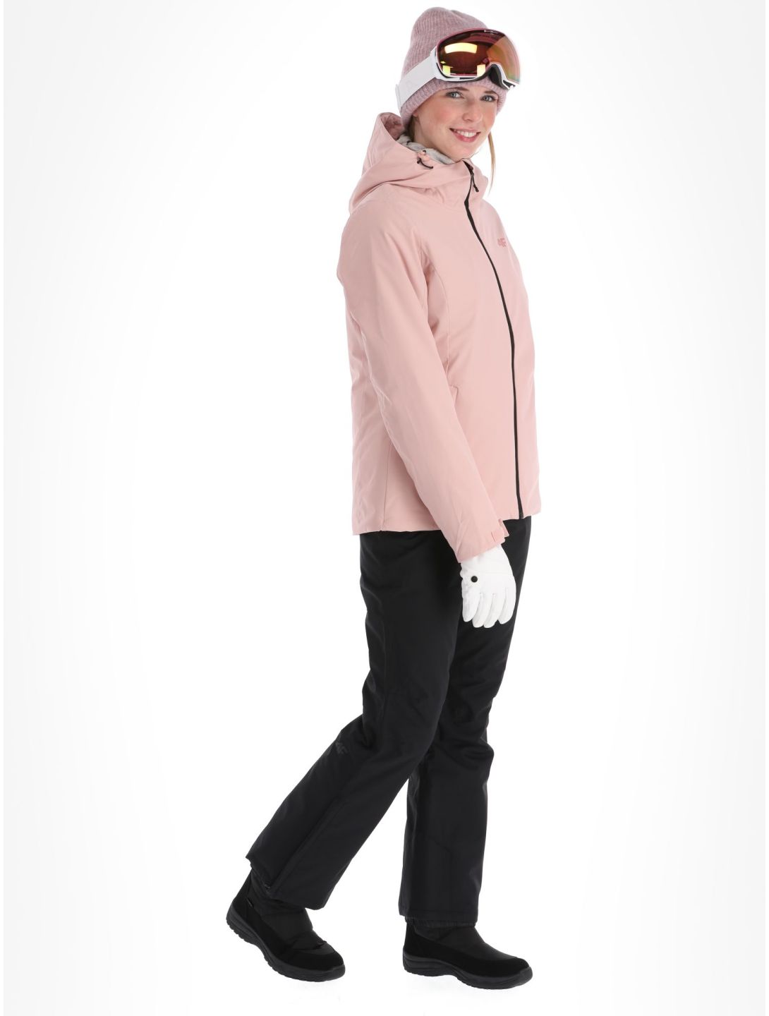 4F, Jacket  F120 AA Jas gevoerd dames Light Pink Roze 