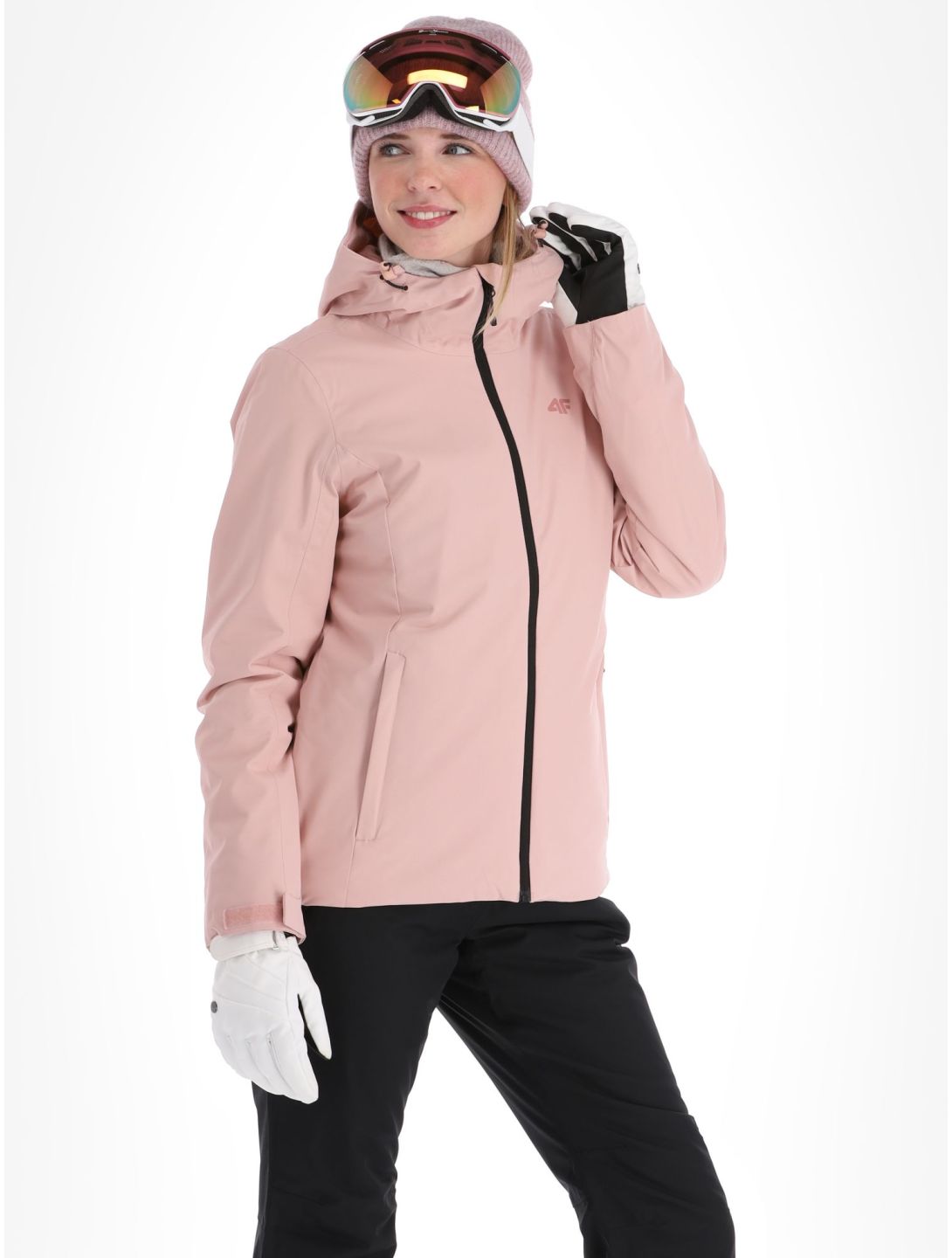 4F, Jacket  F120 AA Jas gevoerd dames Light Pink Roze 