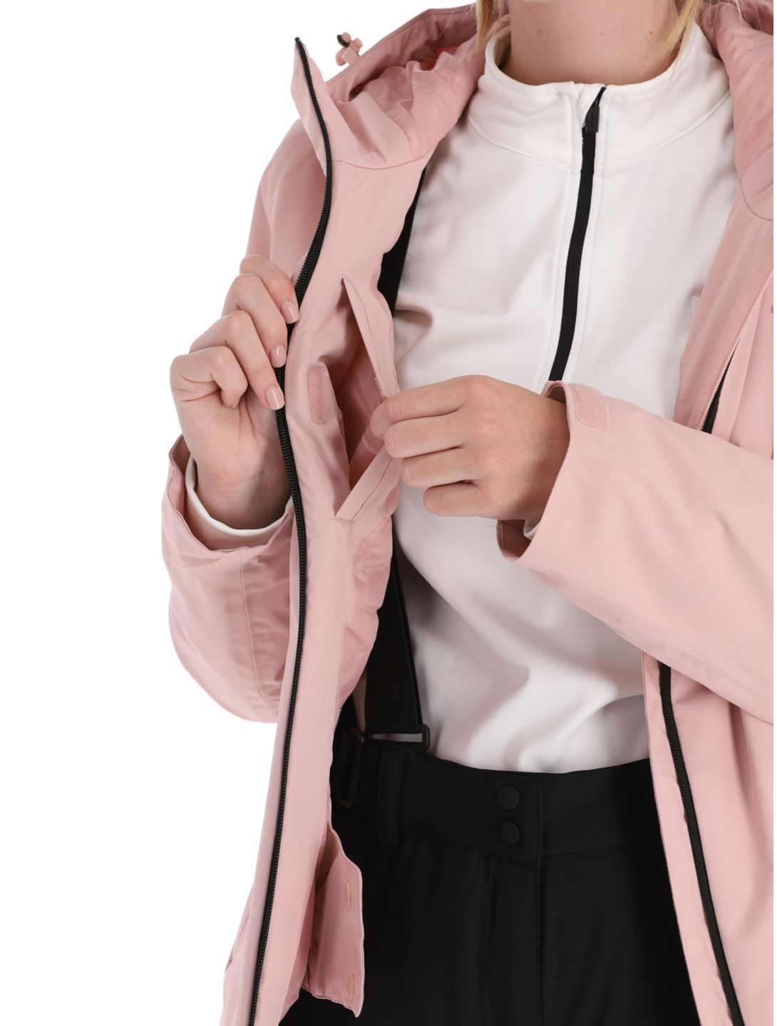 4F, Jacket  F120 AA Jas gevoerd dames Light Pink Roze 