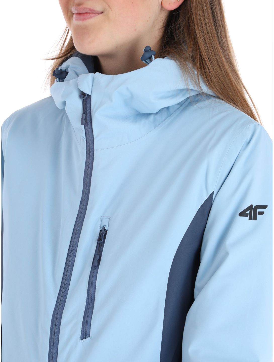 4F, Jacket  F121 ski-jas dames Light Blue blauw 