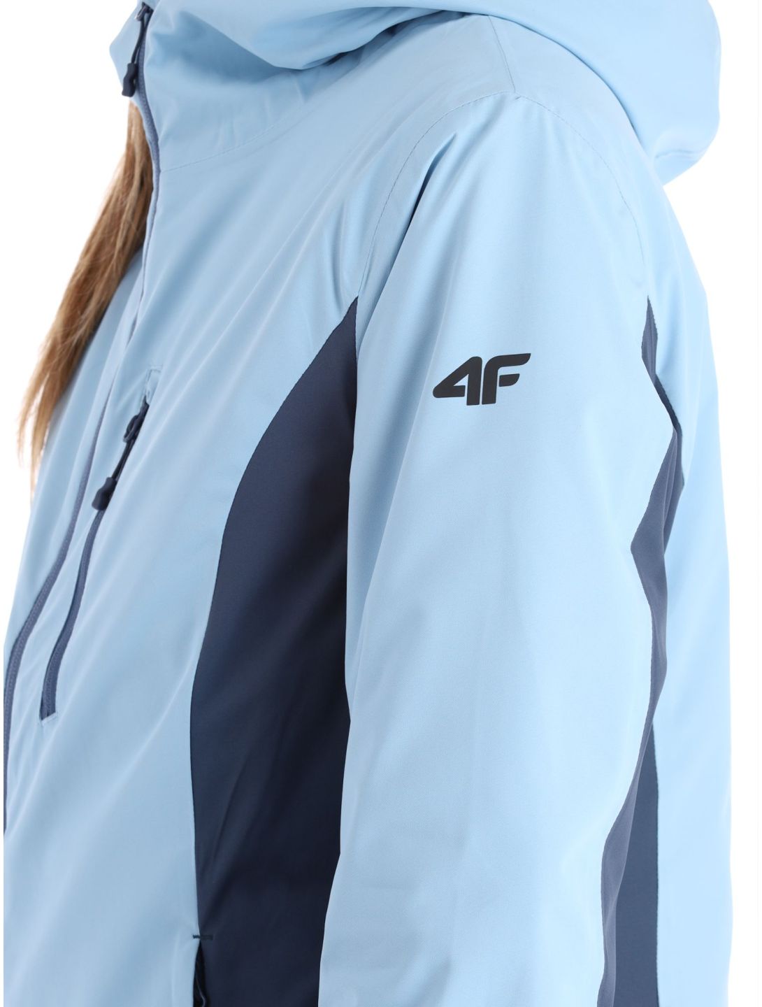 4F, Jacket  F121 ski-jas dames Light Blue blauw 