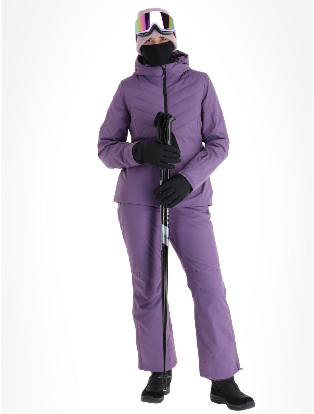 4F, Jacket  F122 ski-jas dames Dark Violet paars 