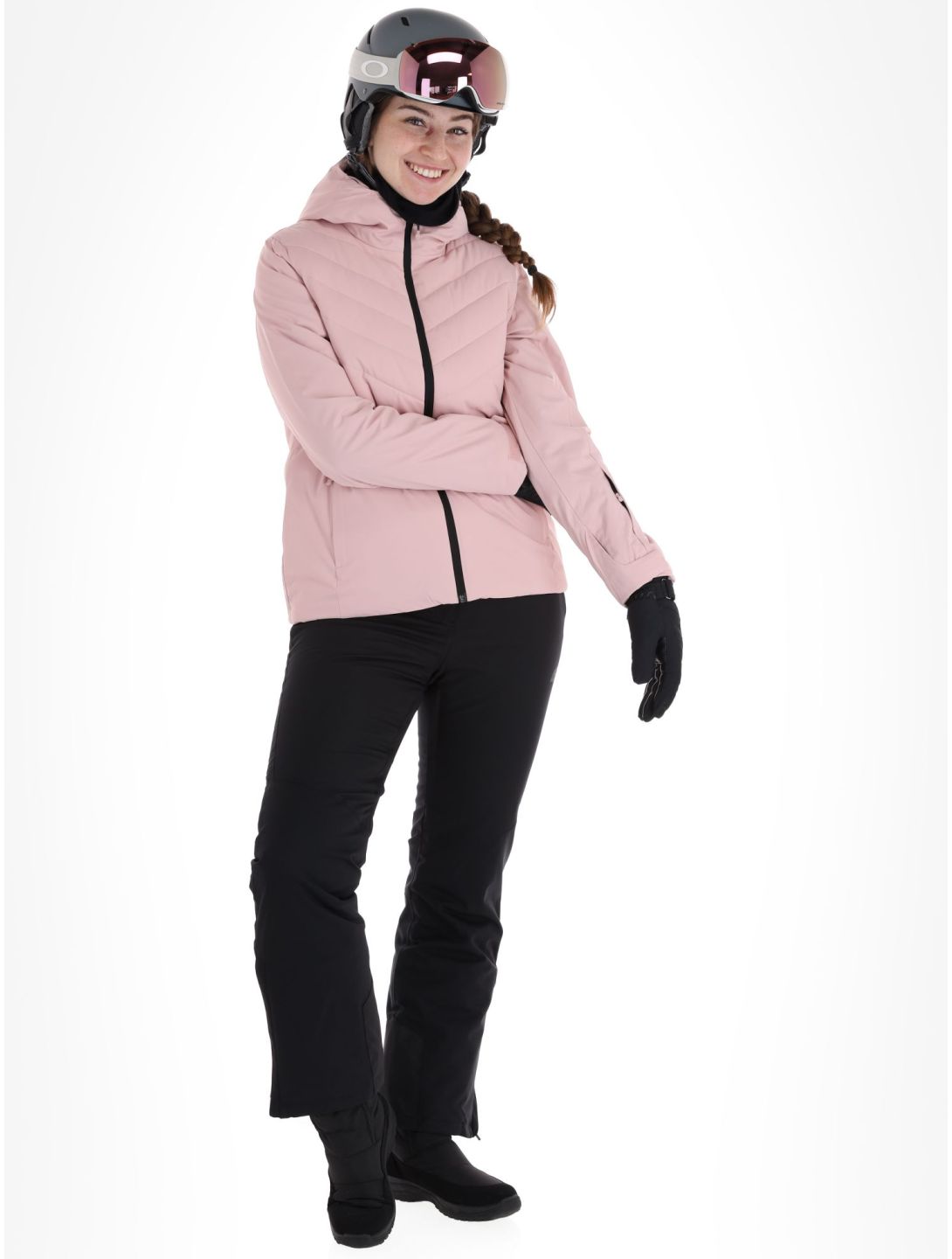 4F, Jacket  F122 AA Jas gevoerd dames Light Pink Roze 