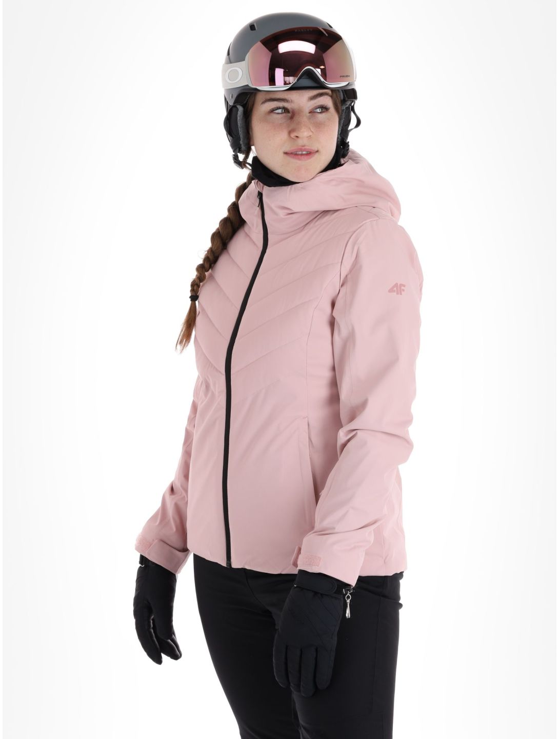 4F, Jacket  F122 AA Jas gevoerd dames Light Pink Roze 