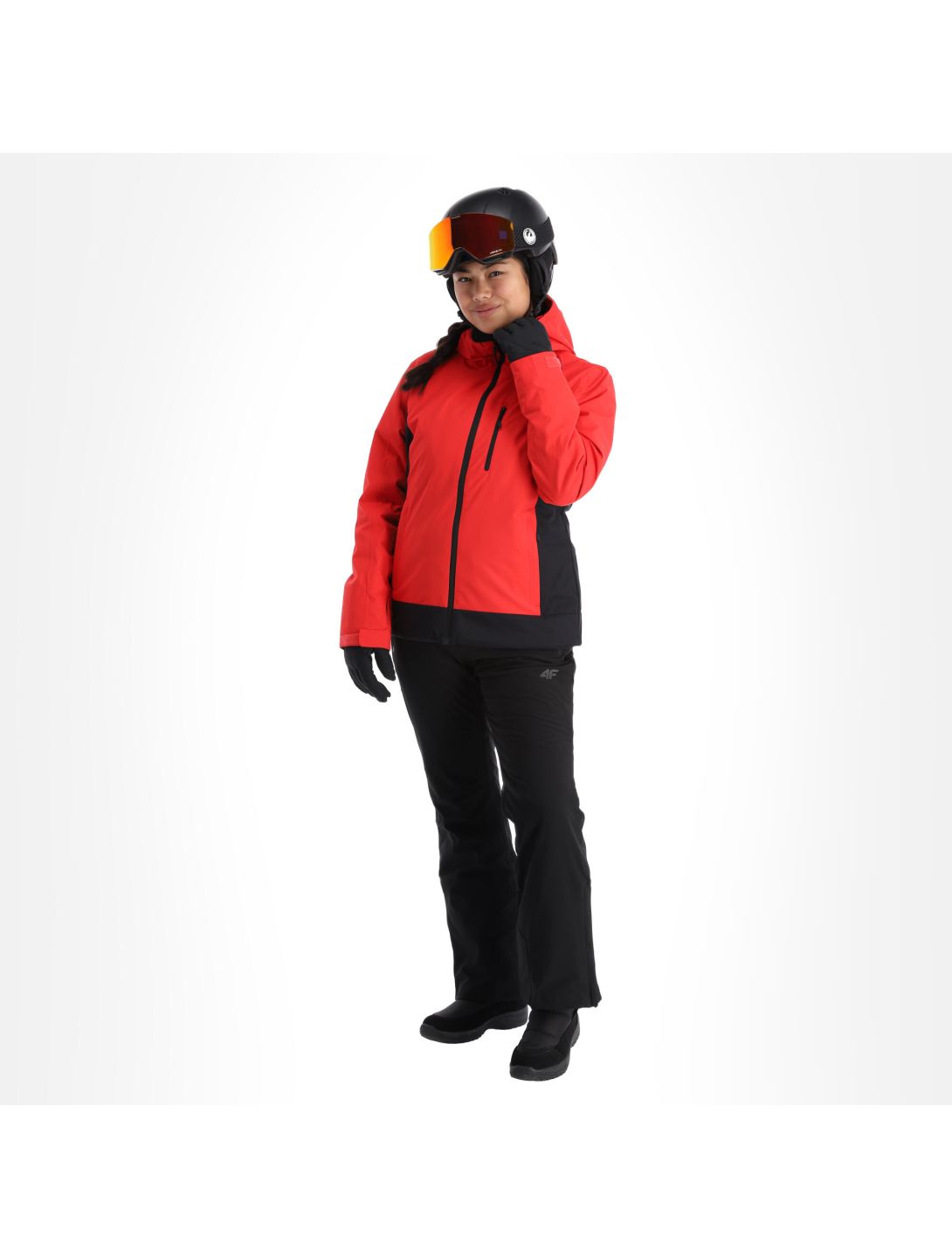 4F, Kudn002 ski-jas dames rood 