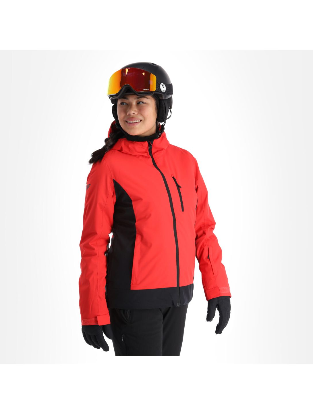 4F, Kudn002 ski-jas dames rood 