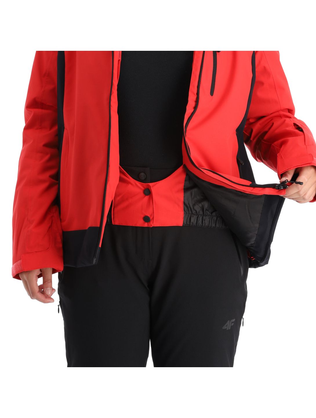 4F, Kudn002 ski-jas dames rood 