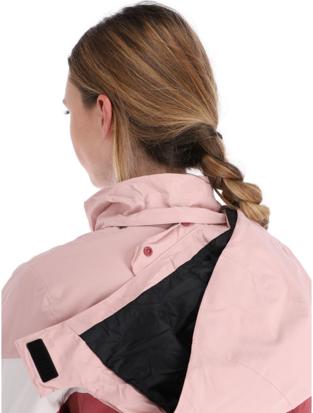 4F, Technical Jacket  F344 AA Jas gevoerd dames Dark Pink Beige, Roze 