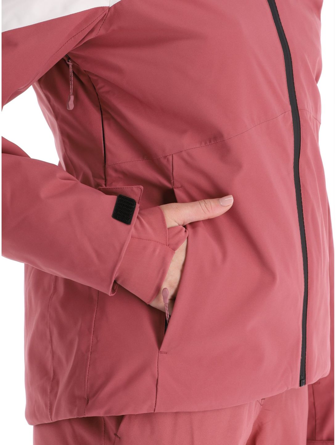 4F, Technical Jacket  F344 AA Jas gevoerd dames Dark Pink Beige, Roze 