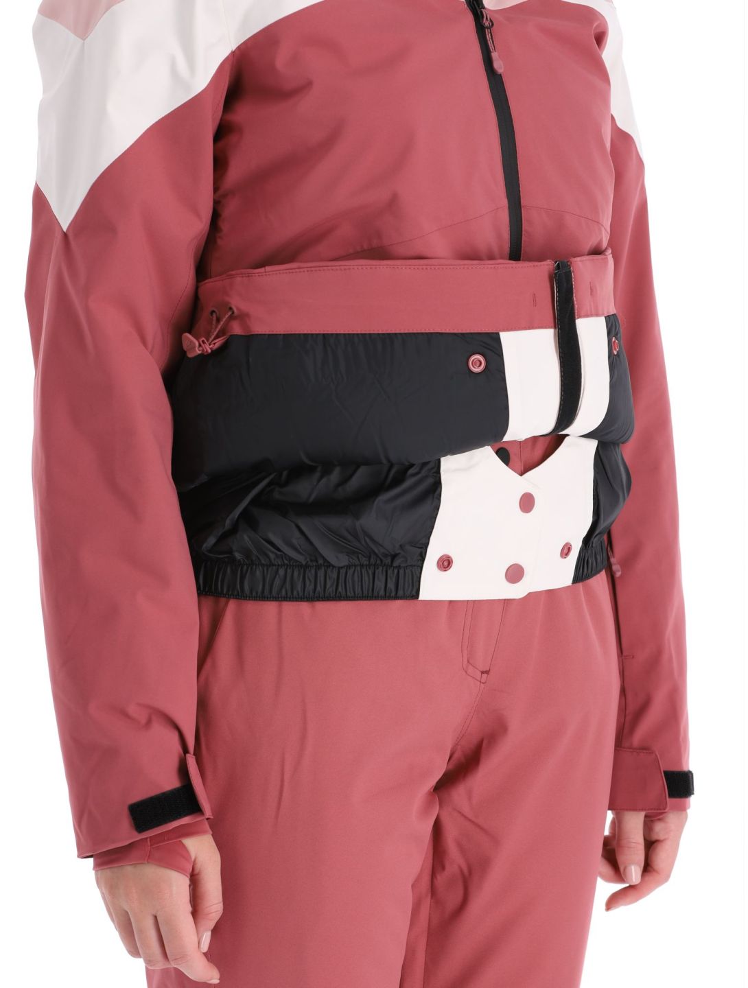 4F, Technical Jacket  F344 AA Jas gevoerd dames Dark Pink Beige, Roze 