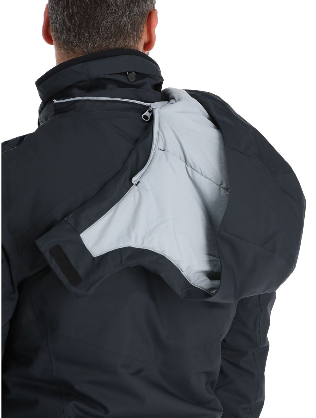 4F, Technical Jacket  M284 AA Jas gevoerd heren Black Zwart 