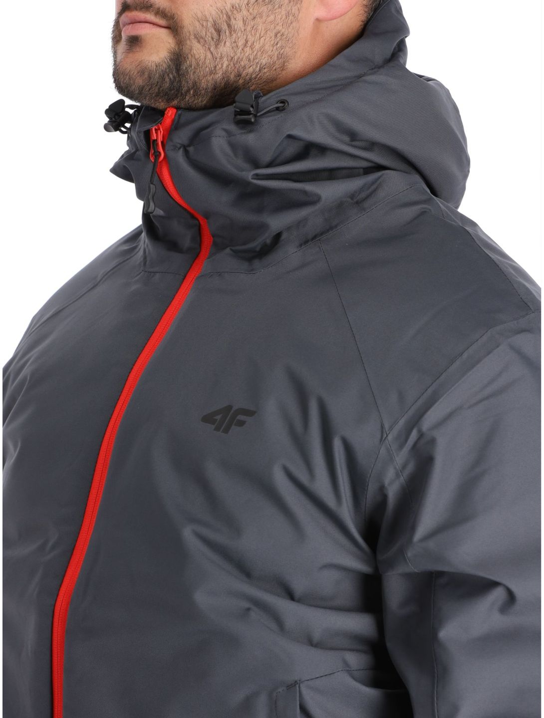 4F, Technical Jacket  M305 AA Jas gevoerd heren Anthracite Grijs 