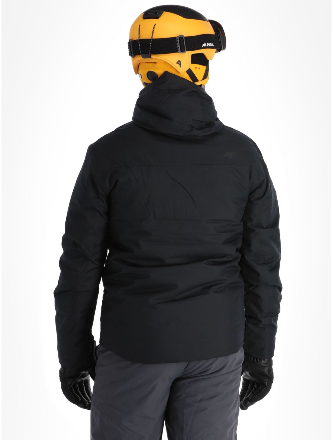 4F, Technical Jacket  M305 AA Jas gevoerd heren Deep Black Zwart 