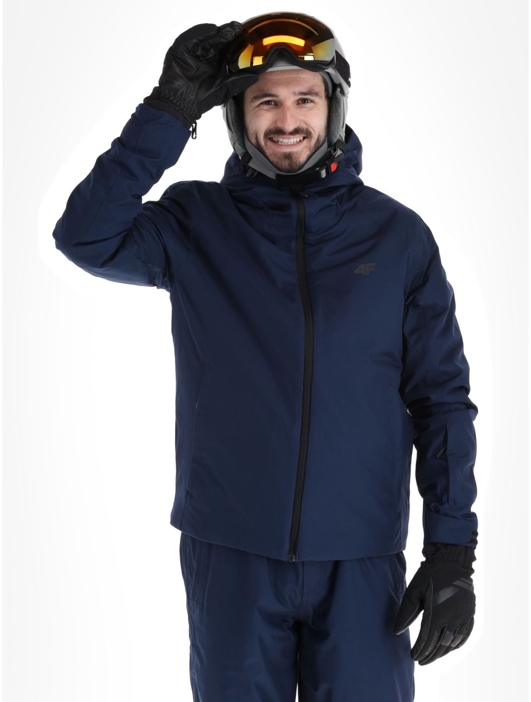 4F, Technical Jacket  M305 AA Jas gevoerd heren Navy Blauw 