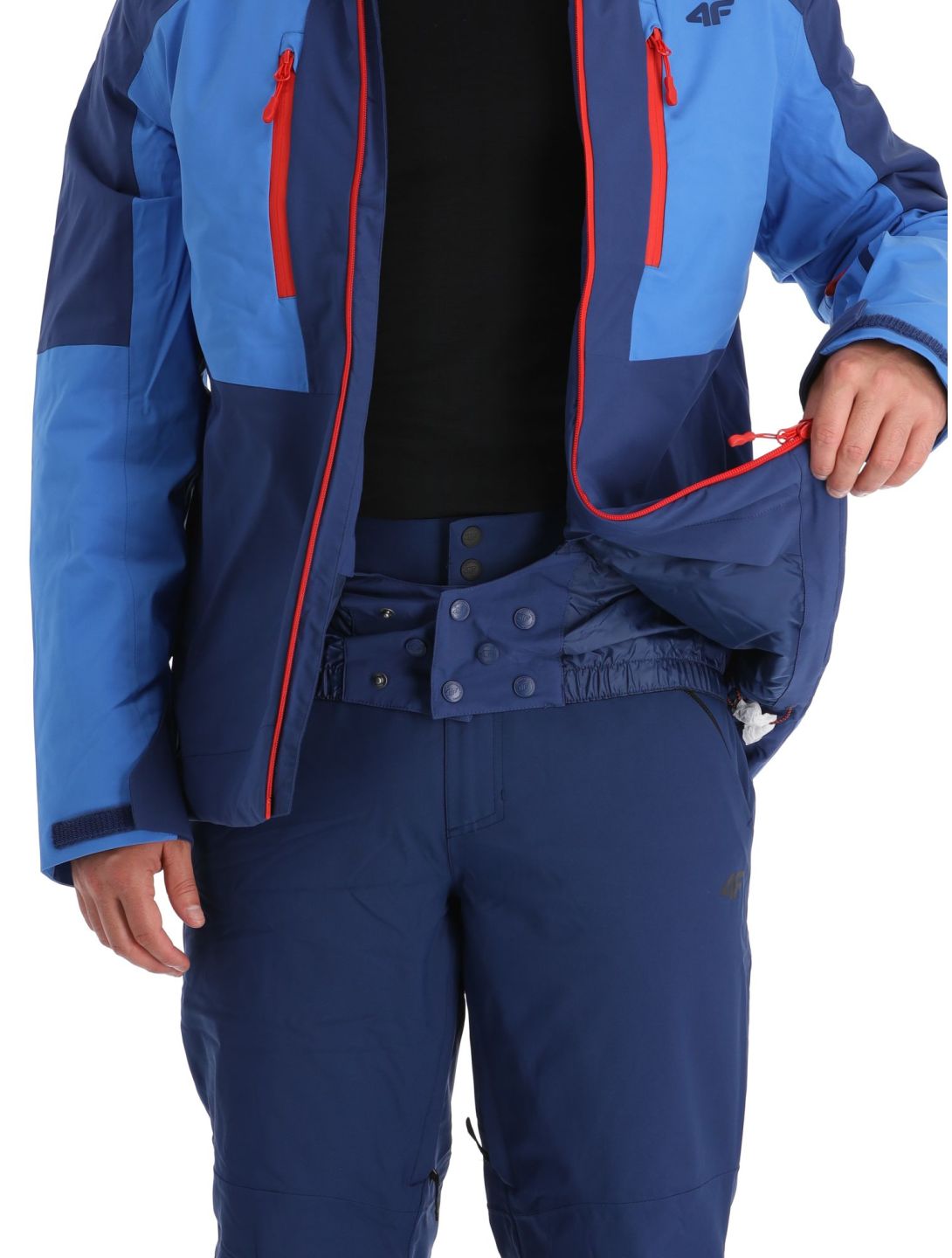 4F, Technical Jacket  M345 AA Jas gevoerd heren Navy Blauw 