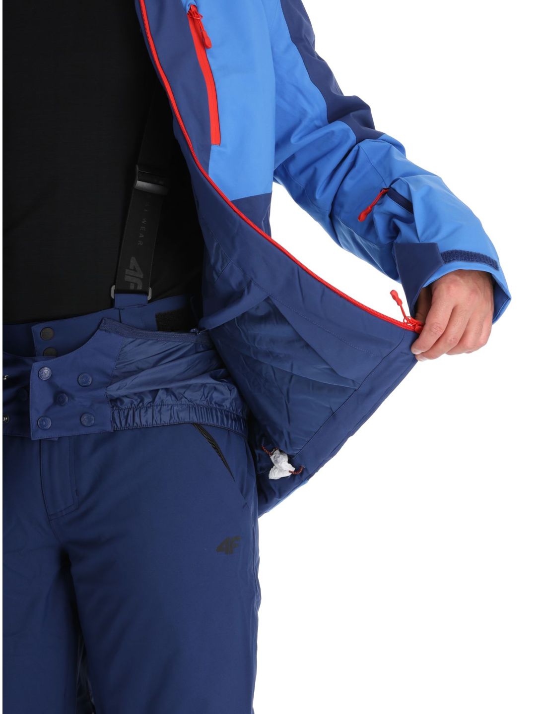 4F, Technical Jacket  M345 AA Jas gevoerd heren Navy Blauw 