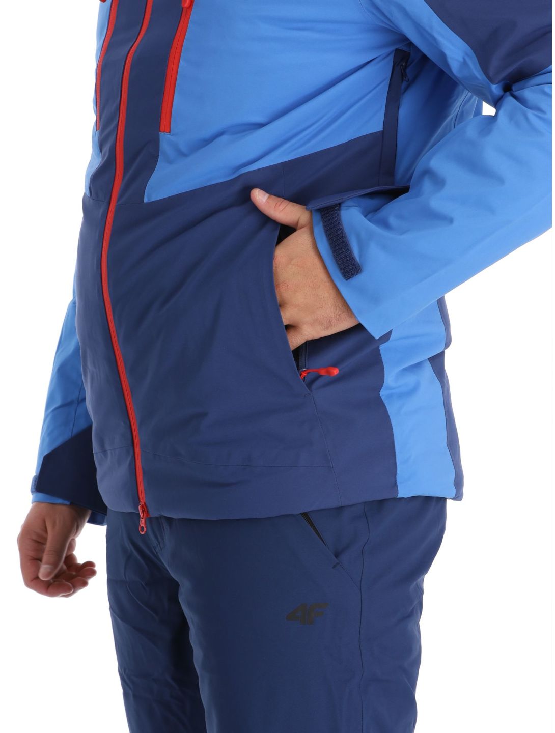 4F, Technical Jacket  M345 AA Jas gevoerd heren Navy Blauw 