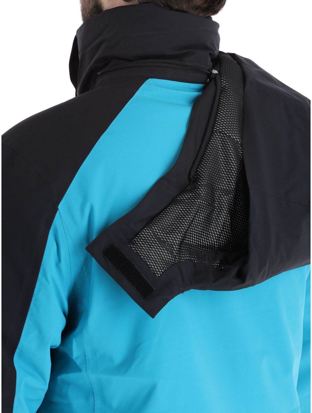 4F, Technical Jacket  M345 AA Jas gevoerd heren Turquoise Turquoise, Zwart 