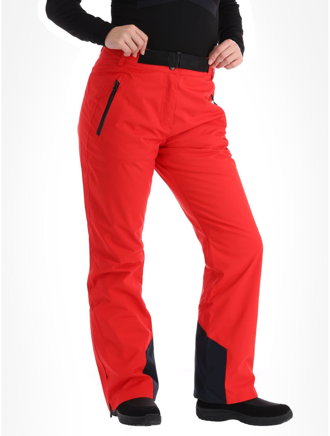 4F, Trousers Fnk  F398 BA Skibroek Gevoerd dames Red Rood 