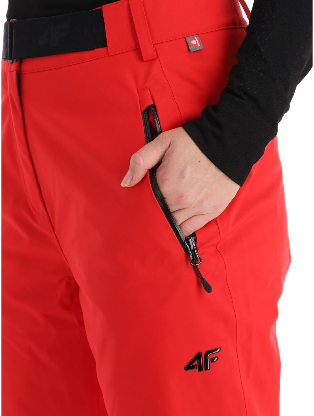 4F, Trousers Fnk  F398 BA Skibroek Gevoerd dames Red Rood 