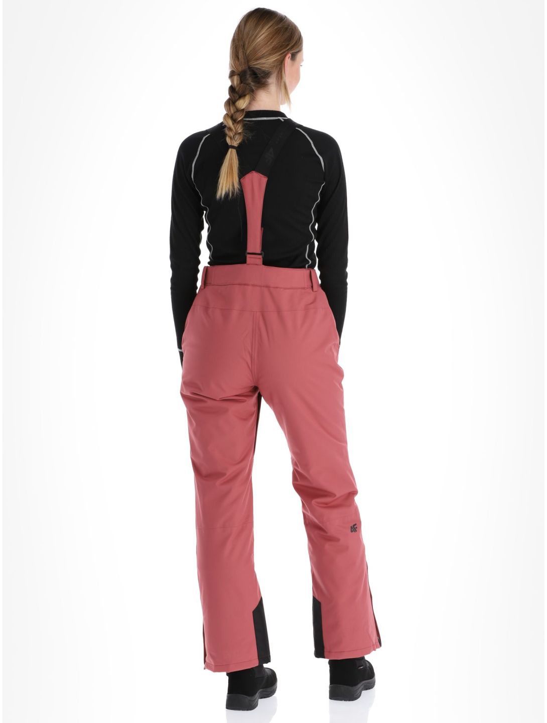 4F, Trousers Fnk  F400 BA Skibroek Gevoerd dames Dark Pink Roze 