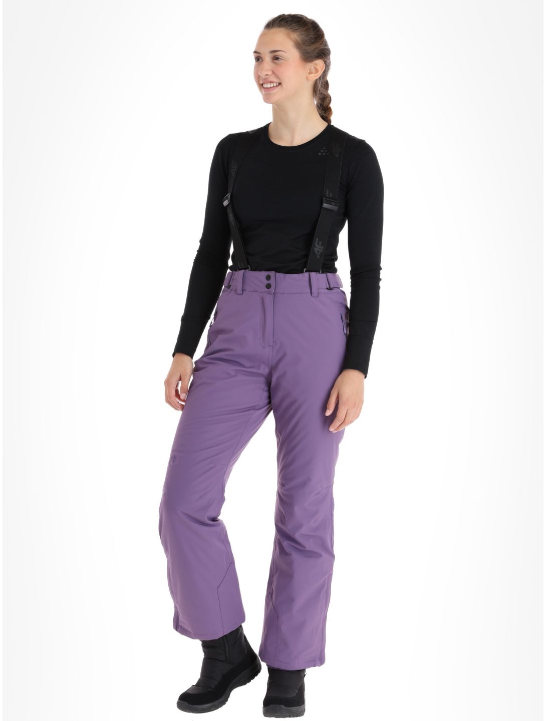 4F, Trousers Fnk  F419 skibroek dames Dark Violet paars 