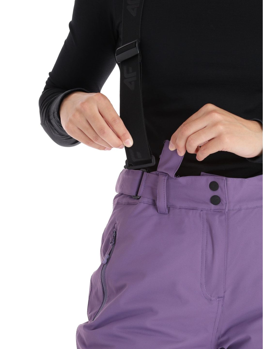 4F, Trousers Fnk  F419 skibroek dames Dark Violet paars 