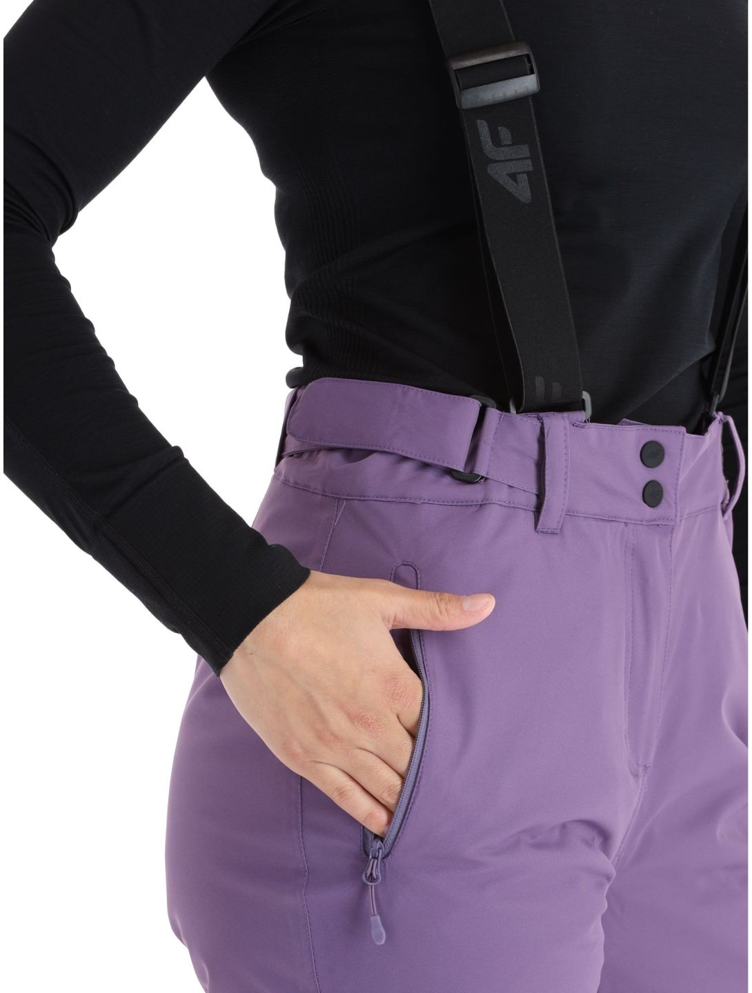 4F, Trousers Fnk  F419 skibroek dames Dark Violet paars 