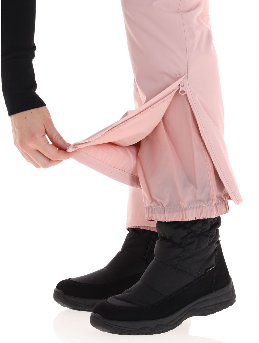 4F, Trousers Fnk  F419 BA Skibroek Gevoerd dames Light Pink Roze 