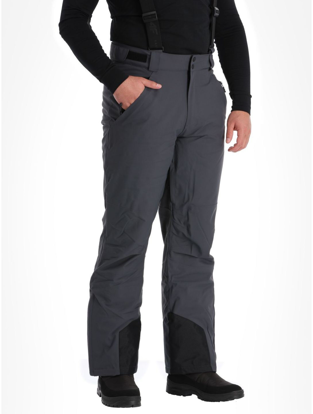 4F, Trousers Fnk  M402 BA Skibroek Gevoerd heren Dark Grey Grijs 