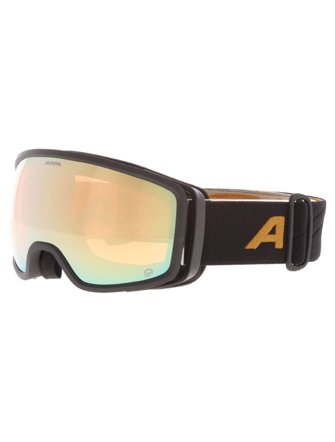 Alpina, Bivio Q PA Goggles unisex Black Gold Matt Goud, Zwart 