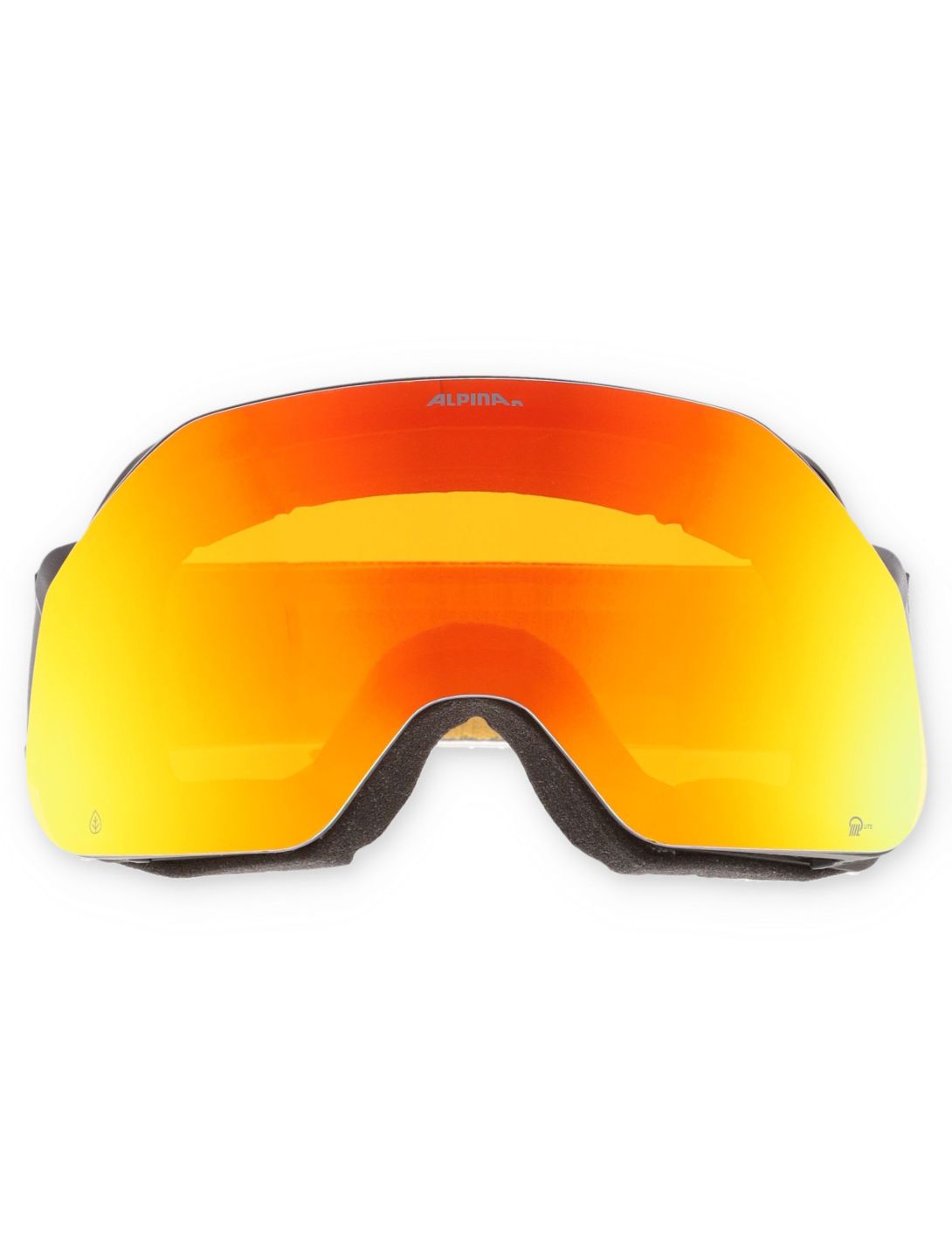 Alpina, Blackcomb Q-Lite skibril unisex Black-Yellow Matt geel, zwart 