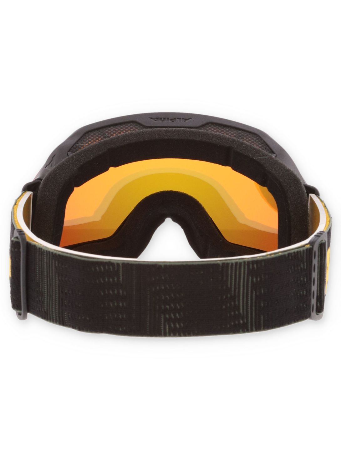 Alpina, Blackcomb Q-Lite skibril unisex Black-Yellow Matt geel, zwart 