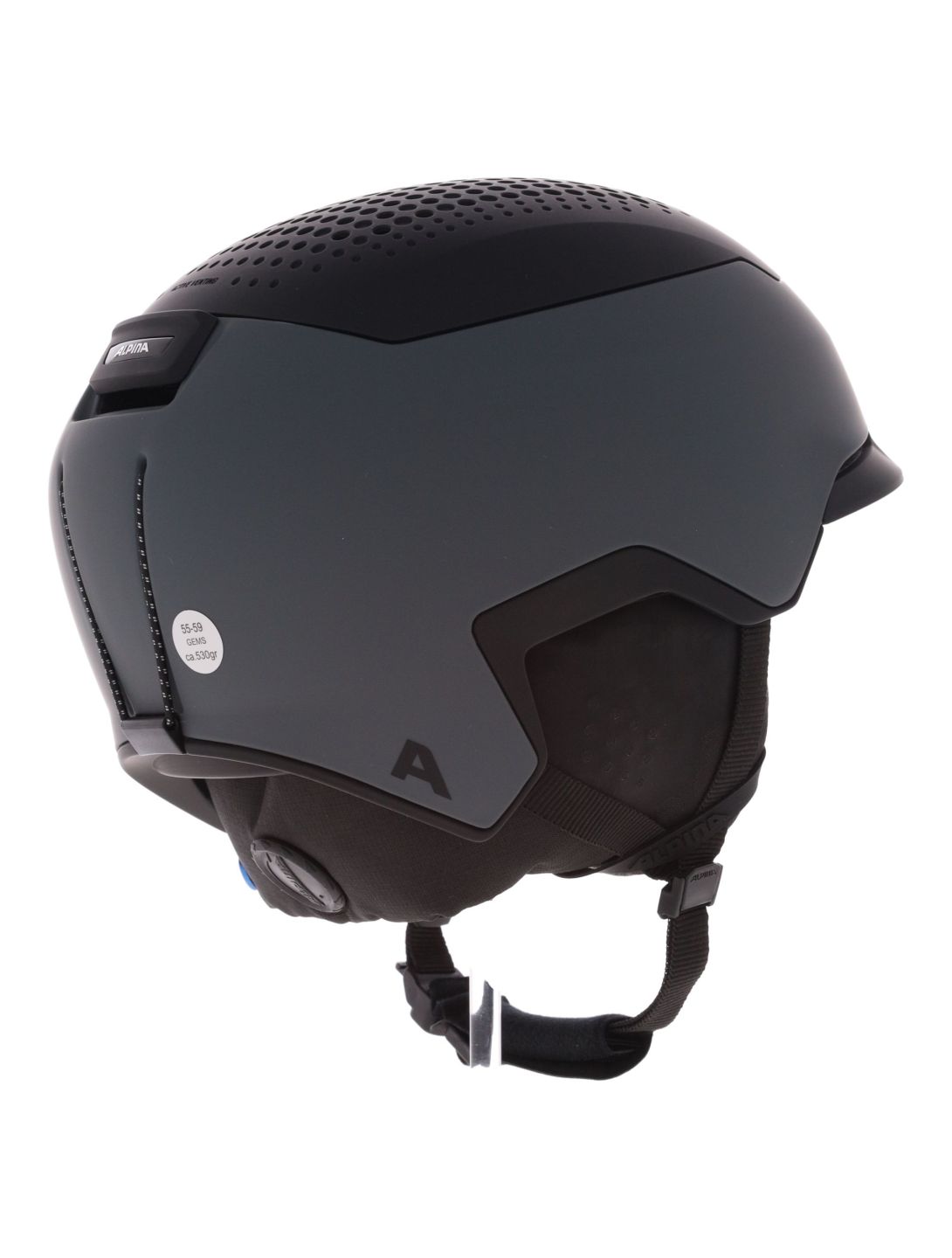 Alpina, Gems skihelm unisex Midnight Grey Black Matt grijs, zwart 