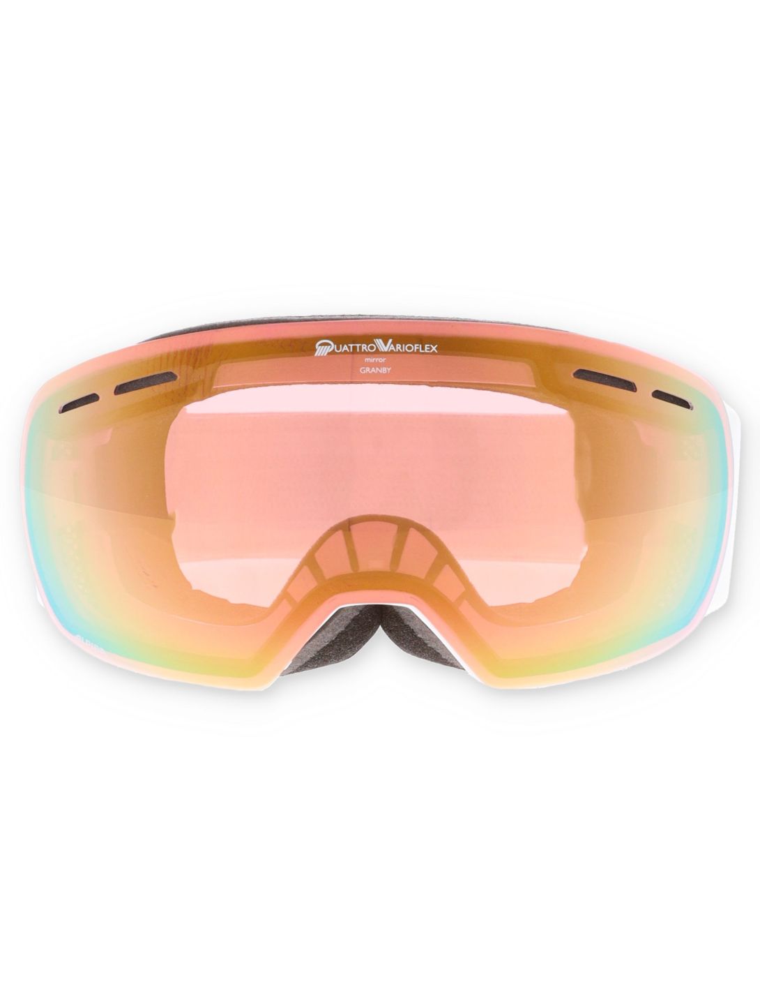 Alpina, Granby Qv skibril extra lens unisex White Gloss wit 