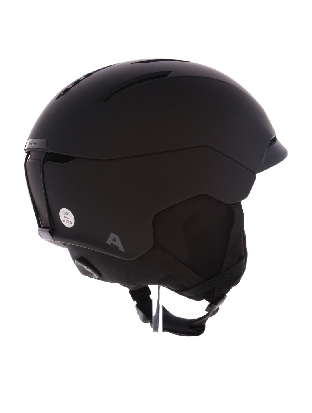 Alpina, Nax skihelm unisex Black Matt zwart 