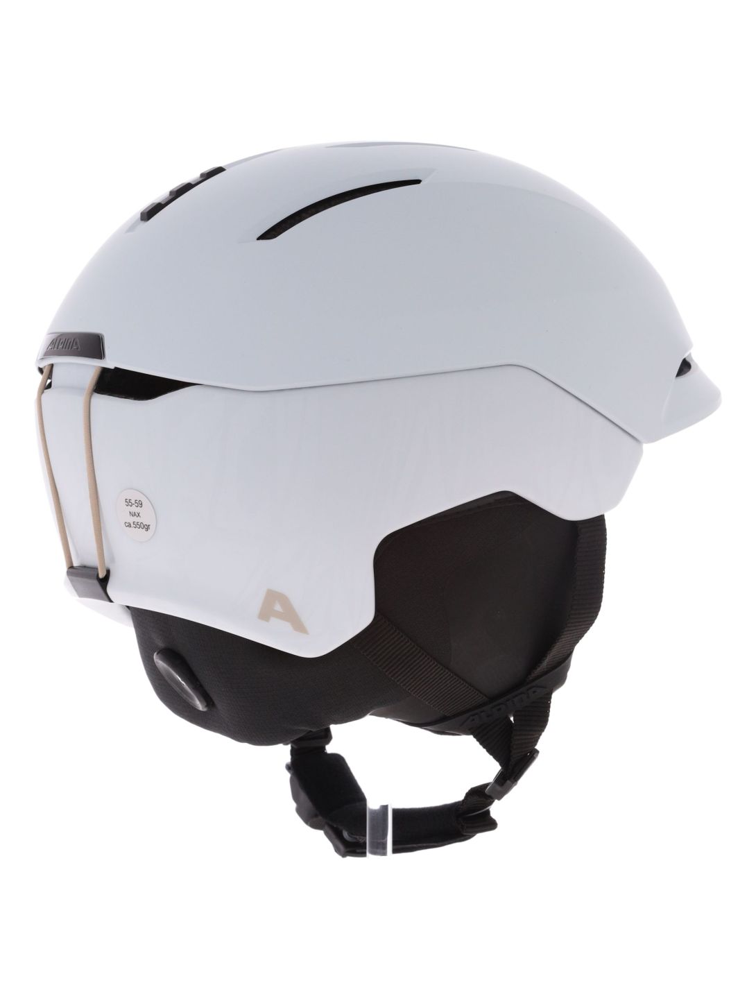 Alpina, Nax skihelm unisex White Camo Matt wit 