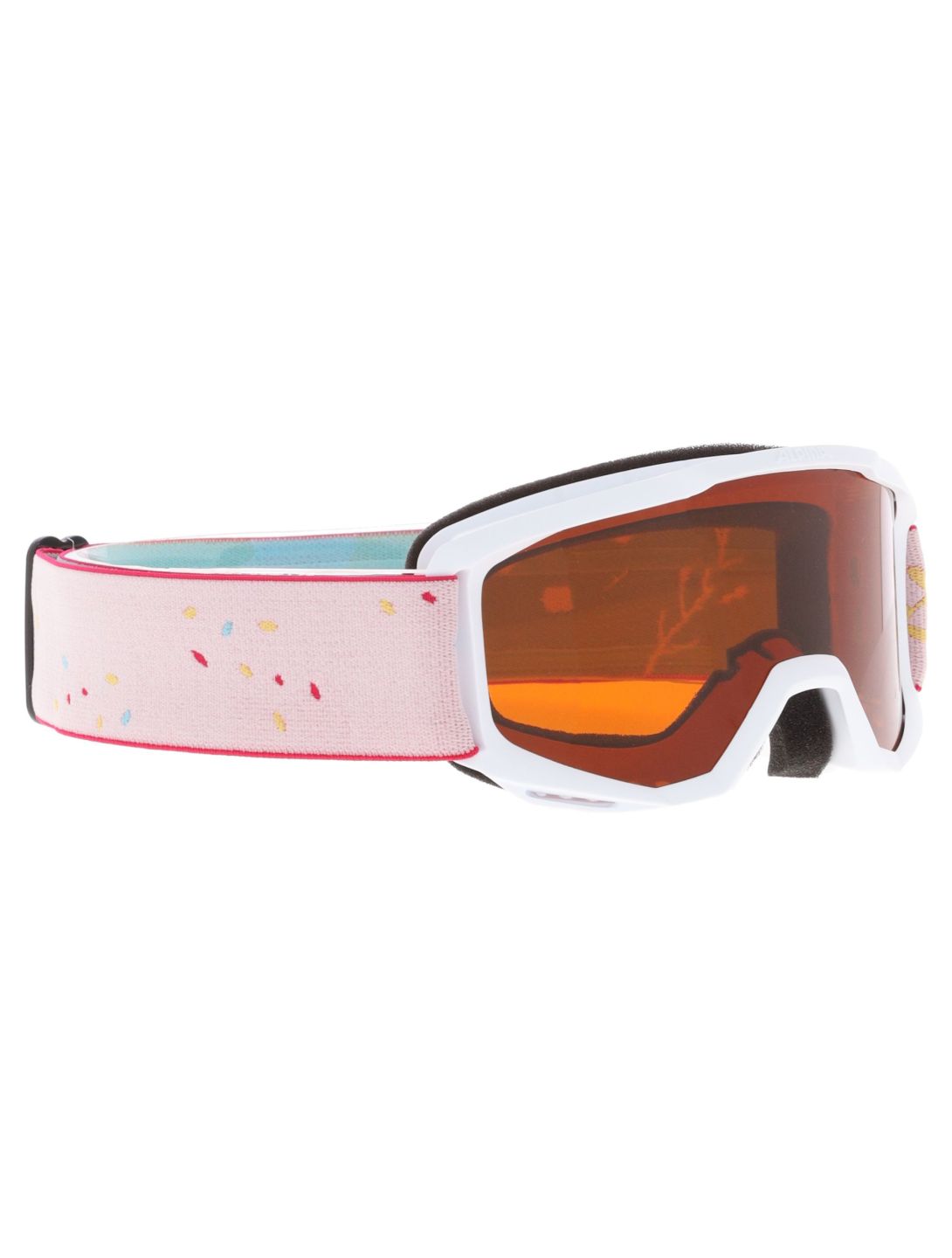 Alpina, Piney PA Goggles kinderen White Flower Matt Wit 