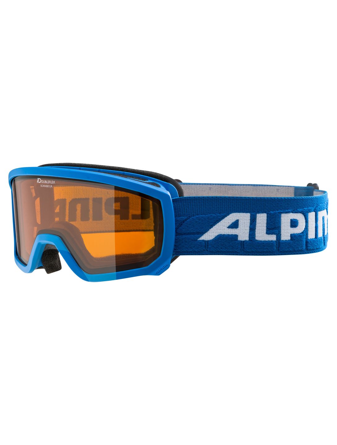 Alpina, Scarabeo Jr. skibril kinderen Light Blue Matt blauw 