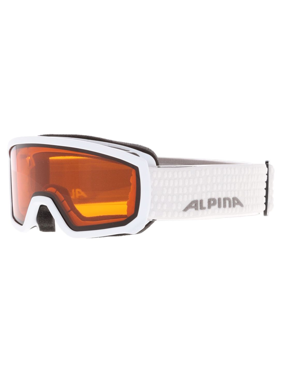 Alpina, Scarabeo Jr. PA Goggles kinderen White Matt Wit 