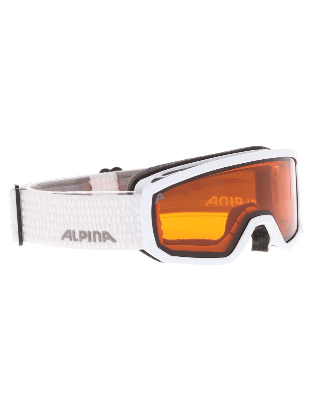 Alpina, Scarabeo Jr. PA Goggles kinderen White Matt Wit 