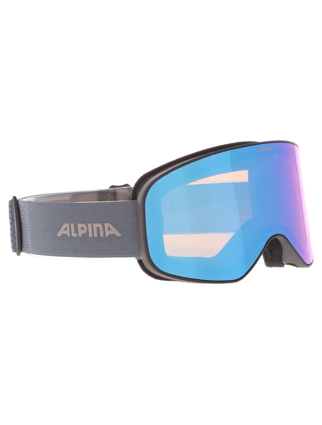 Alpina, Slope Q-Lite skibril unisex Black Dirtblue Matt blauw 