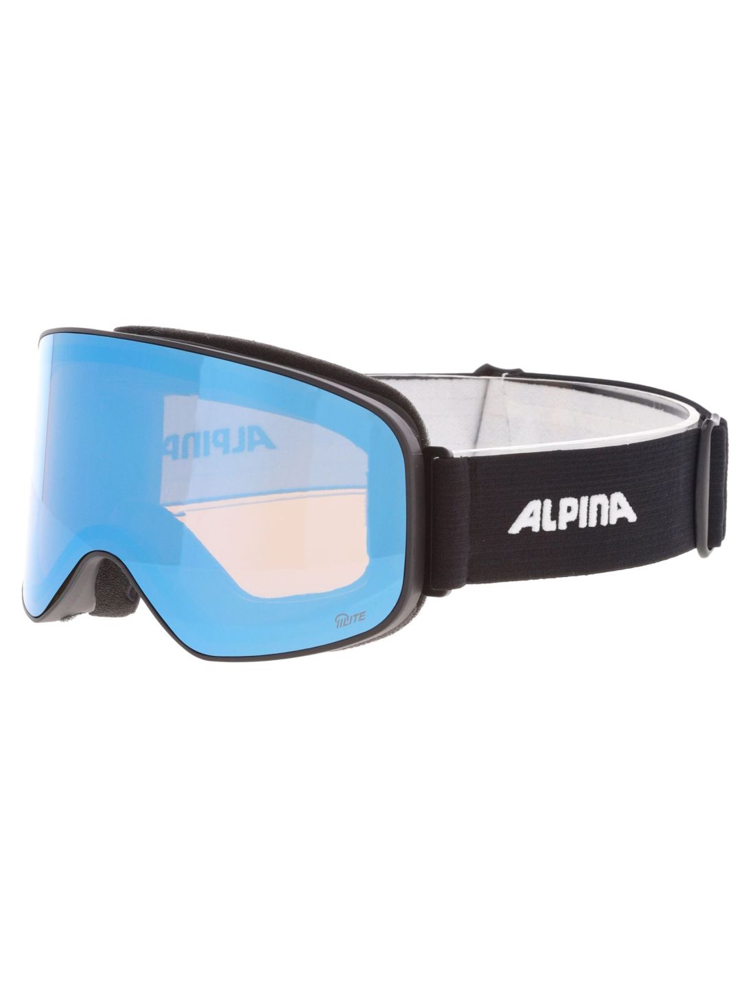 Alpina, Slope Q-Lite skibril unisex Black Matt zwart 