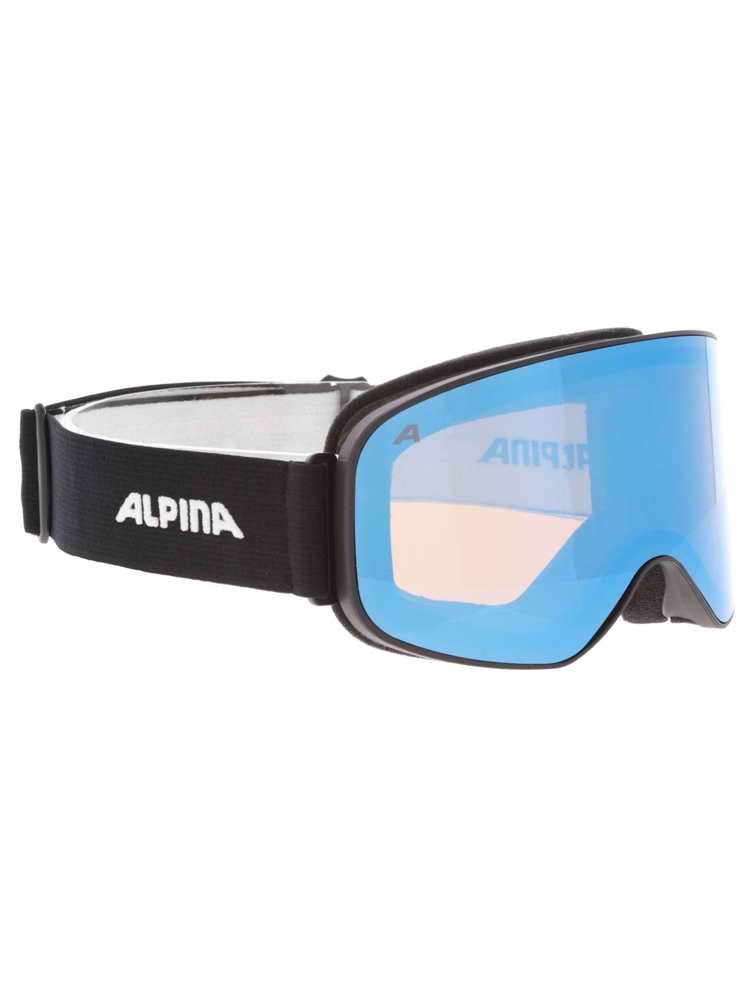 Alpina, Slope Q-Lite skibril unisex Black Matt zwart 