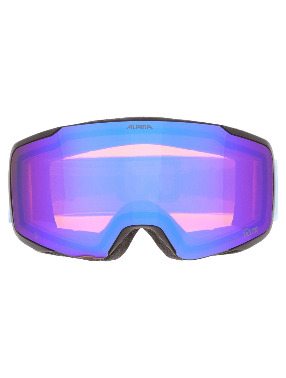 Alpina, Taos Q-Lite PA Goggles unisex Black Smoke Blue Matt Blauw 