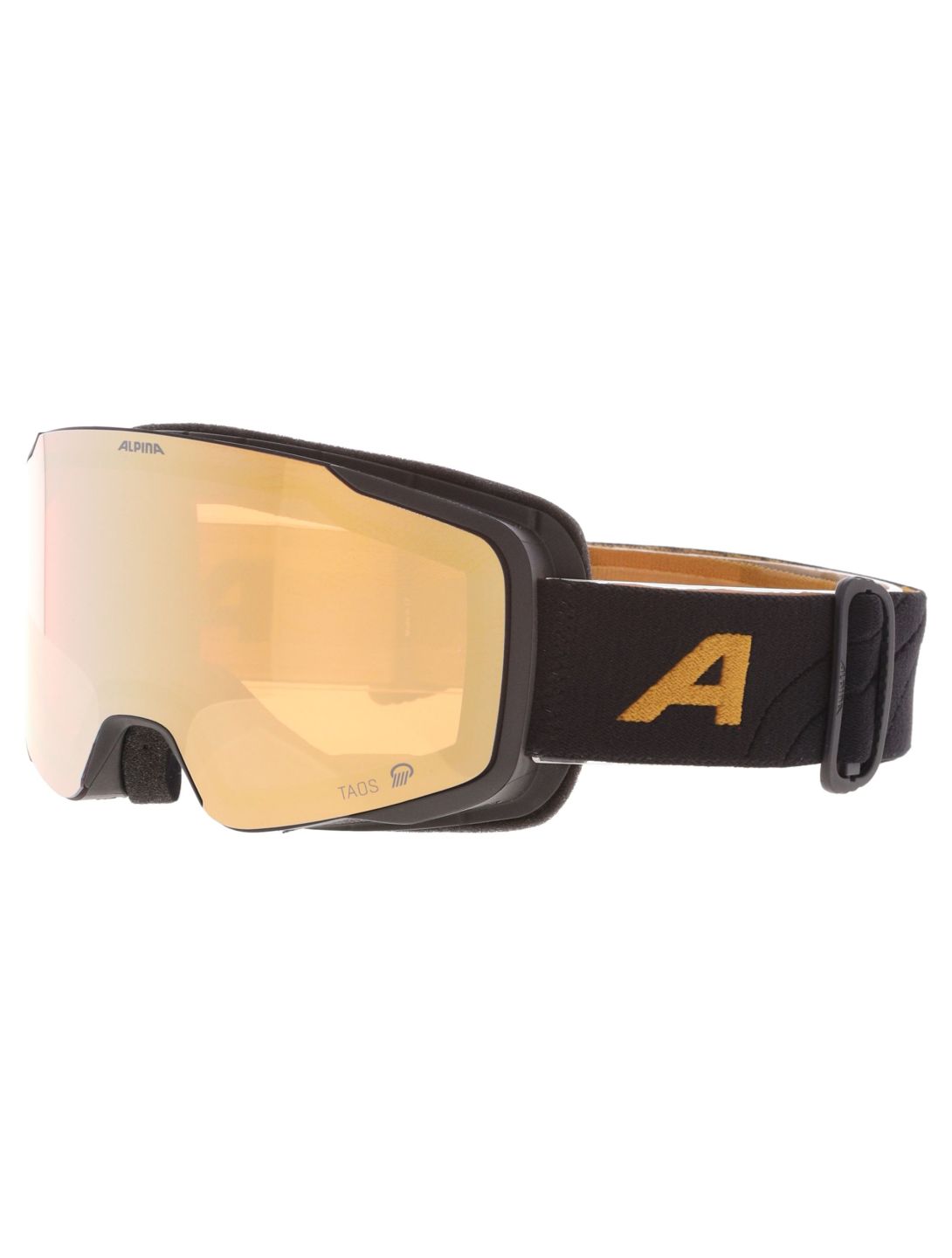 Alpina, Taos Q PA Goggles unisex Black Gold Matt Goud, Zwart 