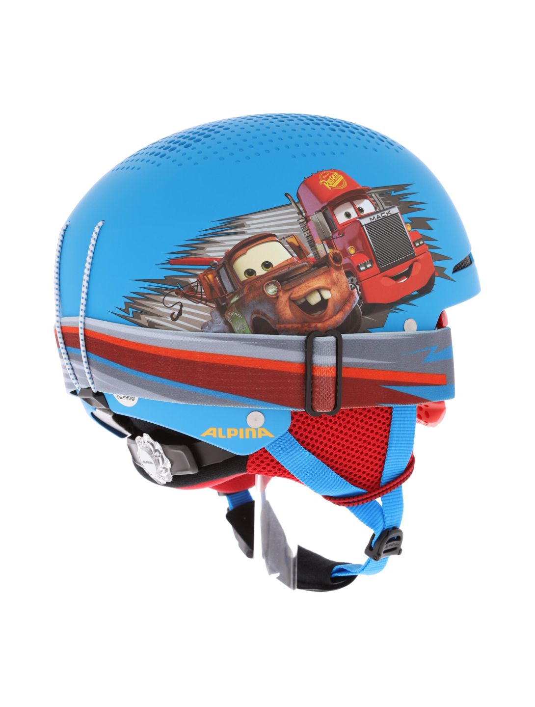 Alpina, Zupo Disney Set skihelm kinderen Cars Matt blauw 