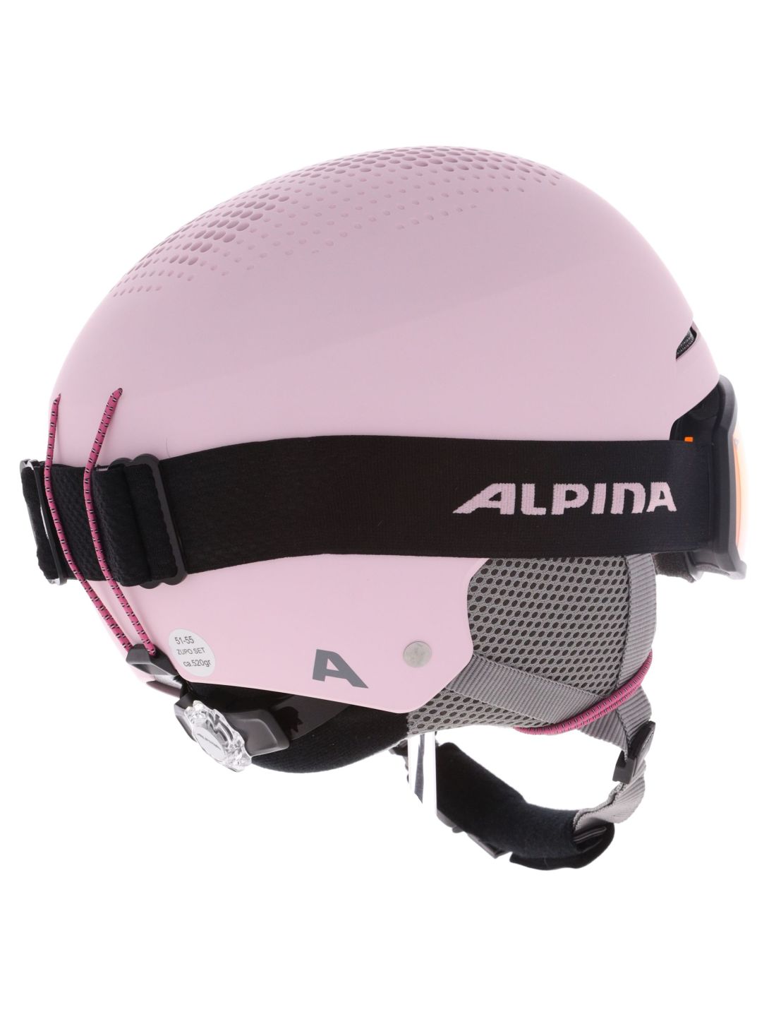 Alpina, Zupo Set (+Scarabeo Jr.) skihelm kinderen Light Rose Matt roze, zwart 