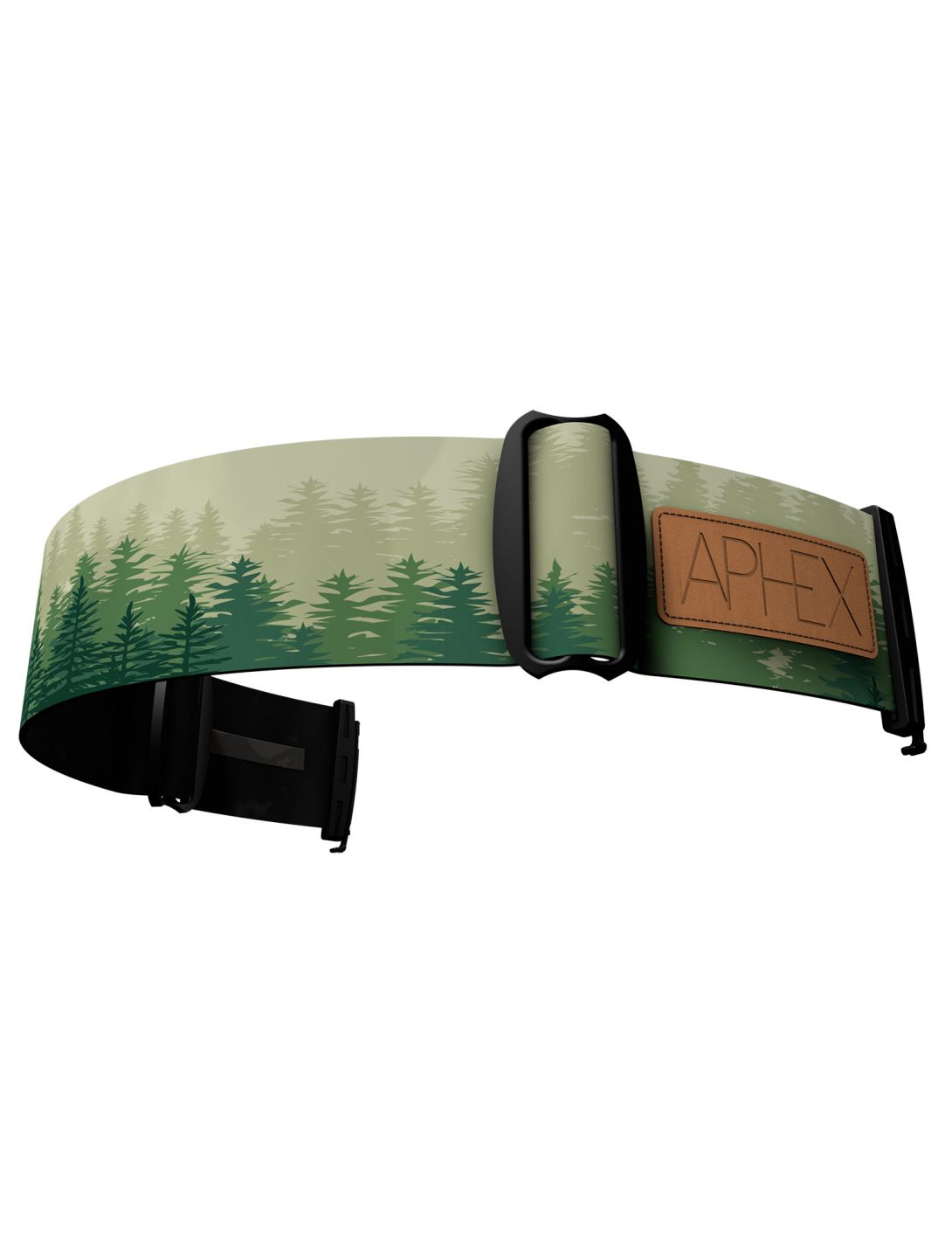 Aphex, Strap goggles unisex forest print green