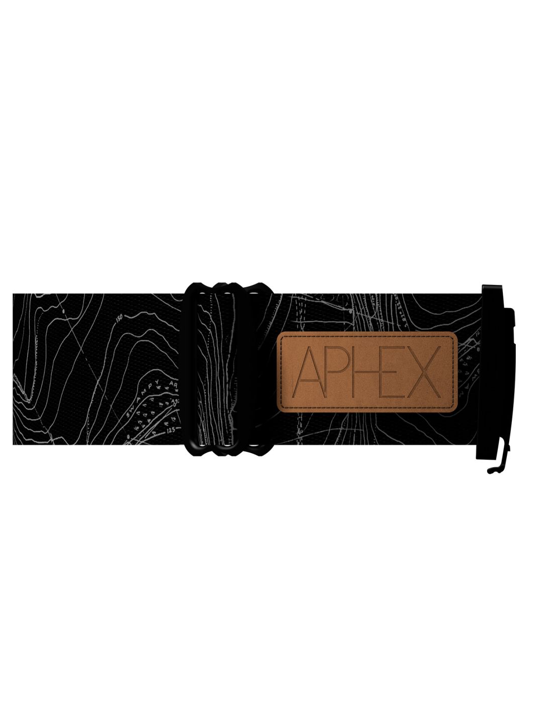 Aphex, Strap skibril unisex Map zwart 